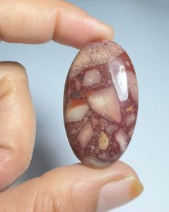 Lot en gros de 25 carats de pierres précieuses naturelles Mookite rose ovale 68x22x6mm, modèle F536, effet de changement de couleur, pour la fabrication de bijoux, Rajasthan - Product Image 1