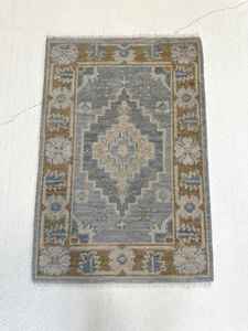 Alfombra Kashan Turquesa Tejida a Mano con Gancho - Lana/Seda Premium con Base de Látex, Alfombra Persa Geométrica Ecológica, 1 Pieza - Product Image 3