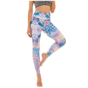 Leggings de yoga d'été pour femmes 100% coton sans couture taille haute respirants antibactériens à carreaux haute performance confort durabilité - Product Image 1