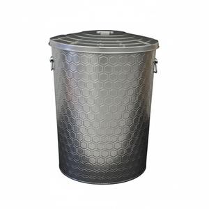 Poubelle en fer galvanisé au design tendance, de bonne qualité, fabriquée à la main, outils de nettoyage ménager, poubelle en fer - Product Image 6