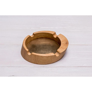 Cendrier carré en bois artisanal, design bois brûlé, avec fentes pour cigarettes, pour la maison, le bureau et la décoration extérieure - Product Image 2