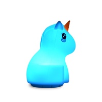 Licorne Rechargeable Night Light Enfants de Couchage Berceuse BT Musique Haut-Parleur Lampe pour Fille Garçon Ami Cadeau