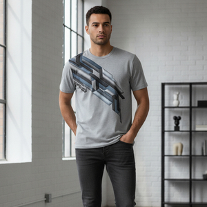 T-shirt personnalisé OEM avec impression en relief, graphique en mousse sérigraphié, streetwear pour hommes, coton lourd haut de gamme, tee-shirt d'hiver - Product Image 5