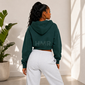 Sudadera con Capucha de Algodón para Mujer, Estilo Deportivo, Holgada, Lisa, de la Hermandad HMR Sorority, Gran Venta - Product Image 4