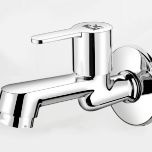 Zinc Alloy Long Body Bib Cock Chrome Finish Wall Mounted <b>Tap</b> Cold Water Utility Sink Laundry Kitchen Basin Faucet Durable Valve - Product Image 1
