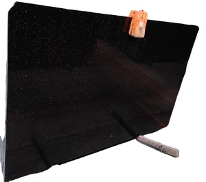 Meilleures grandes dalles de granit noir de jais indien idéales pour les îlots de cuisine et les comptoirs de salle de bain de luxe - Product Image 1