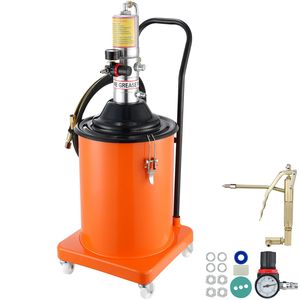 Pompa per Grasso ad Aria Compressa da 20L/5 Galloni con Ugello Manuale, Pompa Pneumatica per Grasso ad Alta Pressione da 13 Piedi e Pistola per Grasso - Product Image 1