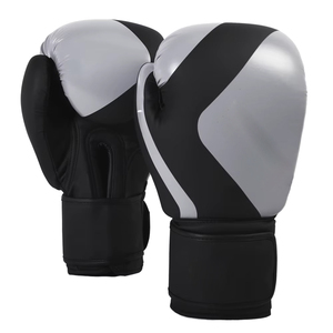 Gants de MMA durables en cuir et similicuir, résistance améliorée aux chocs, fermeture auto-agrippante imperméable pour l'entraînement MMA - Product Image 2