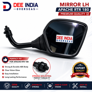 Rétroviseur gauche pour moto TVS Apache RTR 180, pièce de rechange OEM - Product Image 3