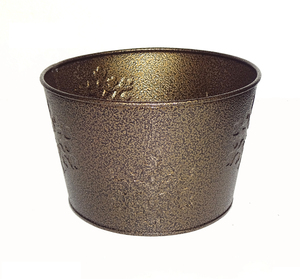 Pot de fleurs en fer durable avec finition de surface personnalisée pour une utilisation dans un style de jardin contemporain - Product Image 3