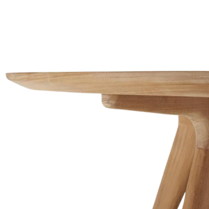 <b>Round</b> <b>Solid</b> <b>Wood</b> Eco-Friendly Durable <b>Dining</b> <b>Table</b> Midcentury Modern Design Stable Furniture - Product Image 6