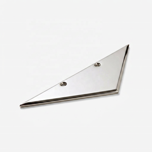 Poignée de meuble triangulaire en laiton antique, finition mate, durable, pour tiroirs et portes de maison et de bureau - Product Image 3