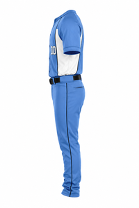 Conjunto de Uniforme de Béisbol Azul para Hombre, Jersey de Béisbol Personalizado, Uniformes de Béisbol de Poliéster de 380 g/m², Económicos, de Secado Rápido y Alta Calidad - Product Image 3