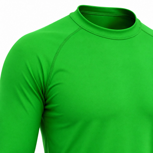 Camiseta de compresión de manga larga para hombre, para surf y natación, con estampado por sublimación, top de BJJ de secado rápido y transpirable, Rash Guard - Product Image 1