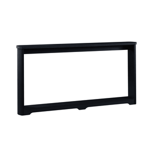 Consolle in Legno Ondulato da 178 cm per Ingressi di Appartamenti, Tavolo Stretto con Opzioni di Posizionamento - Product Image 3