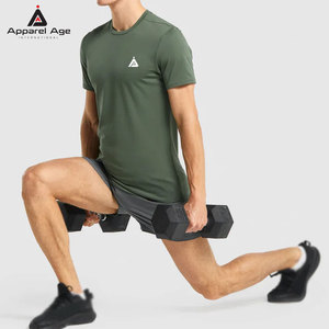 T-shirt de sport pour homme en matière durable et confortable, différentes couleurs, manches courtes, en vente en ligne - Product Image 4