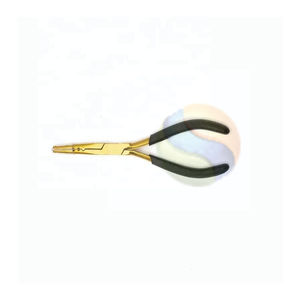 “Premium Gold-Plated Hair Extension Pliers Kit – Composite Material, <b>Needle</b> Nose, Rubber Grip, <b>Bead</b> Removal Tools - Product Image 5