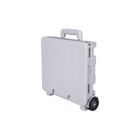 Chariot de rangement pliable à roulettes pour la logistique des supermarchés, solution de vente en gros