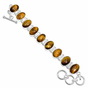 Pulsera clásica de plata 925 con lapislázuli, cadena con engaste de bisel, unisex, para uso diario, proveedor mayorista de joyería fina en EE. UU. - Product Image 4
