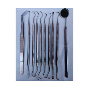 Kit de restauration dentaire en composite, instruments dentaires, double set de 10 outils de sculpture, équipement dentaire - Product Image 1
