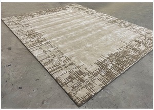 Alfombras de Lana 100% de Primera Calidad, Hechas a Mano, Diseño Moderno, Alfombras de Lujo Afelpadas, de Pelo Corto, Resistentes a las Manchas, para Dormitorio - Product Image 2