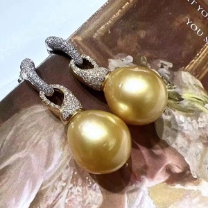 Pendientes de Plata de Ley S925 de Alta Calidad, Plata Gruesa Multiusos, Perlas Naturales de 10-11 mm, Se Pueden Usar como Colgantes - Product Image 3