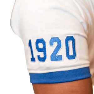 T-shirt Zeta Phi Beta en chenille pour femme, avec lettres grecques brodées, tee-shirt Ringer de qualité supérieure, tenue décontractée et élégante - Product Image 5