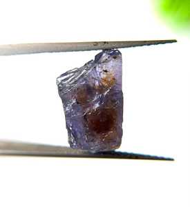 Pierre précieuse brute de Tanzanite, cristal naturel bleu violet, pierre de naissance de décembre, pierre de guérison pour la création de bijoux - Product Image 1