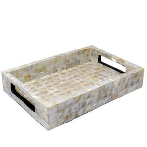 Nueva Bandeja Decorativa con Incrustaciones de Madreperla, Bandeja de MDF, Bandeja de Resina, Precio de Fábrica al por Mayor - Product Image 6