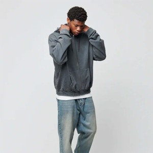 High Quality Men's Full <b>Zip</b> Hoodie <b>Jacket</b> Custom Design Casual Sportswear Fitness Training Sweatshirt Export Supplier - Product Image 1