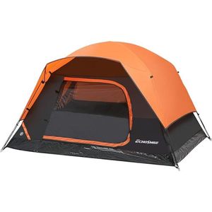 USA Warehouse 2026 Summer Hot Sale Orange <b>Camping</b> Tent Rainproof and Waterproof Windproof and Cold-resistant - Product Image 1