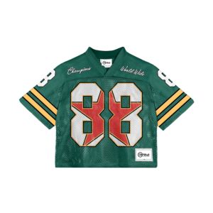 Maillot de football unisexe personnalisé en maille vierge, coupe carrée, imprimé OEM, pour fans de football, streetwear et mode - Product Image 1
