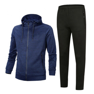 Two Piece Hooded Winter Casual Track Suit <b>Set</b> Zip-Up Jacket & Wide-Leg Pants Soft Fleece <b>Lounge</b> Wear with Side Stripe Detail - Product Image 3