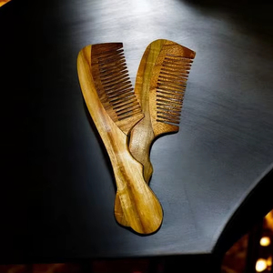Best Quality New Organic Pure Neem Wood <b>Detangling</b> Hair Comb for High-Quality Wholesale <b>Brushes</b> - Product Image 1