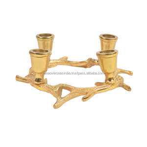 Factory Direct <b>Sale</b> Premium Quality Metal Candle Holder <b>Decorative</b> Candle Holder Gold Finished Use in Home Wedding Events - Product Image 3