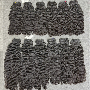 Extensions de cheveux bouclés vietnamiens de qualité supérieure, type birman, 3C 4C, prix de gros, double tirage - Product Image 3