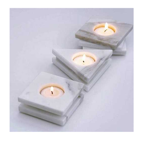 Multifunctional Design marble & resin Candle Stand/<b>Holder</b> For Diwali Home Decorative Marble <b>Tealight</b> Stand - Product Image 1