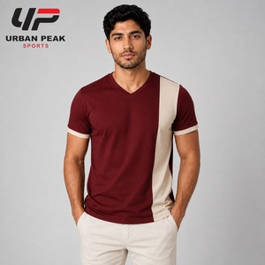 Camiseta Premium para Hombre con Cuello en V, Tejido de Algodón Suave, Ajuste Cómodo y Estilo Moderno para Uso Diario Informal - Product Image 1