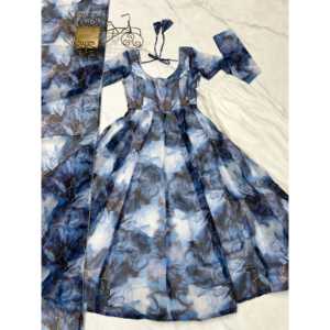 Hermoso Vestido Anarkali para Fiestas, Talla XS, Conjunto con Pantalón y Dupatta - Product Image 5