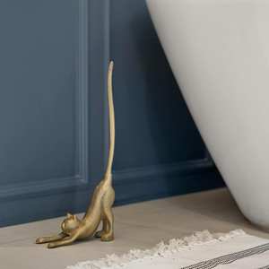 Casted Iron <b>Paper</b> Towel Holder, Metal Toilet or <b>Kitchen</b> <b>Paper</b> Holder for Floor or Countertop, Elephant Design Roll Holders - Product Image 6