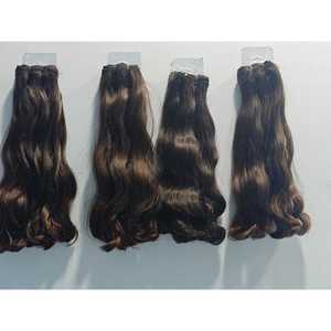 Extensions de cheveux humains vierges indiens 100% pures, marque de cheveux humains, mèches de 10 à 34 pouces - Product Image 3