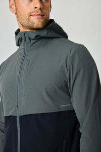 Conjunto Deportivo para Hombre con Bloques de Color, Chaqueta con Capucha y Cremallera Completa y Pantalones, Transpirable, de Poliéster y Algodón, Estilo Deportivo Casual para Otoño, Corte Regular - Product Image 2