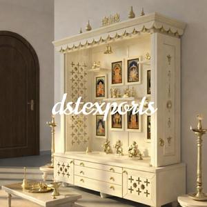 Mandir de Madera de Teca Tallada de la Mejor Calidad, Estilo Indio del Sur Personalizado, Impermeable, Plegable, con Función de Almacenamiento, Fábrica en Australia - Product Image 4