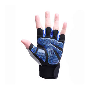 Wholesale Custom Durable Waterproof Non-Slip Polyester Unisex <b>Weight</b> Lifting <b>Gloves</b> for Gym Sports Training - Product Image 5