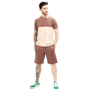 Nouvel Arrivage Personnalisé – Ensemble de T-shirts Col Rond en Coton Tricoté 100% Respirant Teint par Nouage pour Hommes avec Logo Personnalisé – Idéal Été - Product Image 1