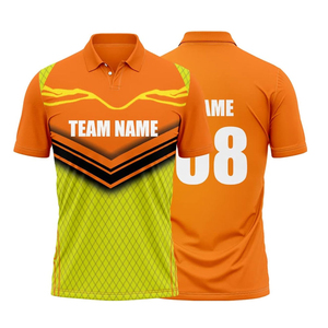 Maillot de sport respirant et léger en polyester pour l'été, personnalisable par sublimation numérique, pour cricket et football, à manches courtes - Product Image 4