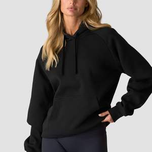 Sudadera con Capucha Extra Grande para Mujer, 100% Algodón, Felpa Gruesa, con Logotipo Personalizado, Sudadera con Capucha para Invierno, Fabricante - Product Image 1