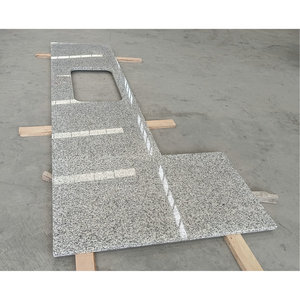 Plan de travail de cuisine moderne en granit blanc du Jilin, épaisseur 30 mm/20 mm, garantie 5 ans - Product Image 2