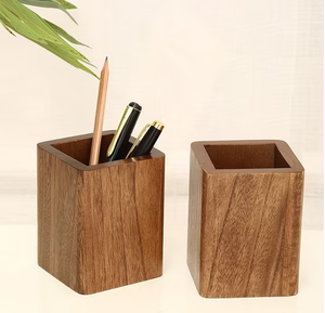 Porte-stylos en bois personnalisable, porte-crayons multifonctionnel, gobelet à stylos personnalisable, porte-crayons multifonctionnel - Product Image 4