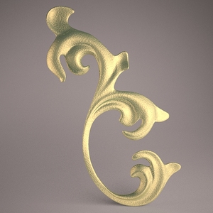 Classic Embossed Aluminum Ornament <b>Leaf</b> Hollow Design for Fencing Trellis Gates Decoration - Product Image 2